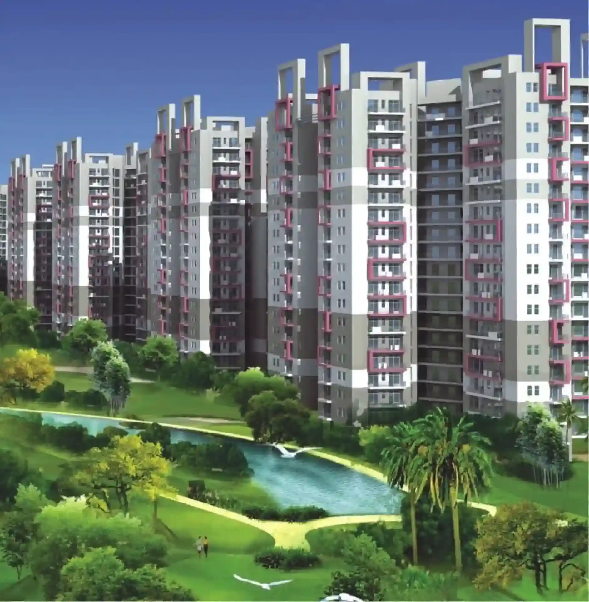 Amrapali Kingswood Tower - Offering  2 BHK and 3 BHK Apartments in Noida Extension